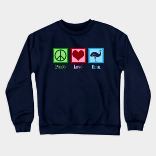 Peace Love Emu Crewneck Sweatshirt